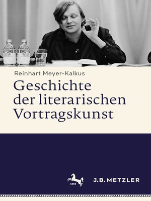 cover image of Geschichte der literarischen Vortragskunst